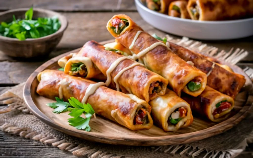 Philly Cheesesteak Spring Rolls